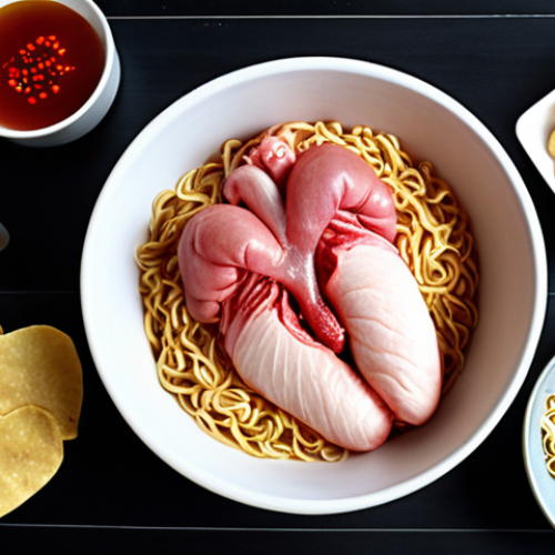 The Hidden Sodium Threat**
    A realistic, slightly dramatic overhead shot of a modern dining table. The table is laden with appealing yet common processed foods: a steaming bowl of instant noodles, a colorful bag of chips, a bottle of rich-looking soy sauce, and a few slices of white bread. Subtle, translucent red glowing lines or a faint ominous aura emanate from these items, pointing towards stylized, semi-transparent representations of internal human organs (a heart with a slight pressure symbol, a kidney with a faint crack, blood vessels appearing somewhat constricted) overlaid on the background, symbolizing the hidden dangers of high sodium. The lighting is slightly muted, creating a cautionary, almost foreboding atmosphere. High detail, 4K, photo realism.

2.  **Prompt for