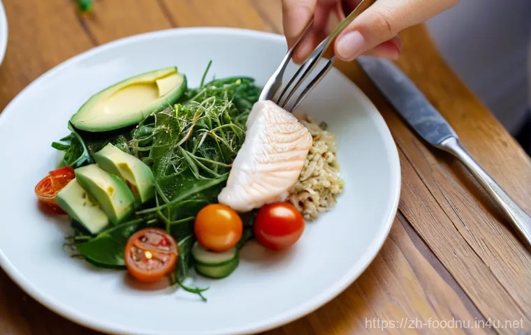 다이어트 식단 구성법 - **Prompt:** A vibrant and organized healthy meal prep scene in a bright, modern kitchen. A smiling w...