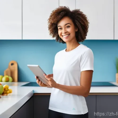 비만 영양 치료 - **Prompt 1: Personalized Nutrition and AI Coaching**
    "A vibrant, healthy-looking young woman in ...